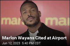 Marlon Wayans Cited at Airport