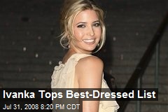 Ivanka Tops Best-Dressed List