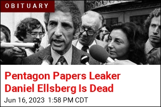 Pentagon Papers Leaker Daniel Ellsberg Is Dead