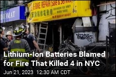 E-Bike Store Fire Kills 4 in New York City