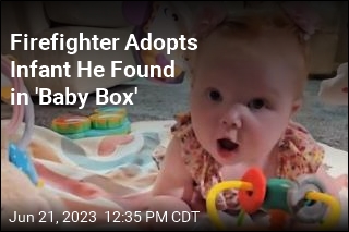 Firefighter Adopts Infant He Found in &#39;Baby Box&#39;