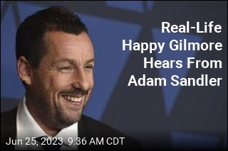 Adam Sandler Rooting for the Real-Life Happy Gilmore