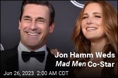 Jon Hamm Is a Married Man
