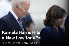 Kamala Harris Hits a New Low for VPs
