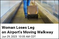 Woman Loses Leg on Airport&#39;s Moving Walkway