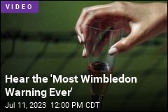 Hear the &#39;Most Wimbledon Warning Ever&#39;