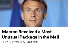 Macron Received a Most Unusual Package in the Mail