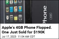 Apple&#39;s 4GB Phone Flopped. One Just Sold for $190K