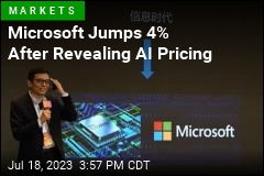 Microsoft Jumps 4% Amid Wall Street AI Frenzy
