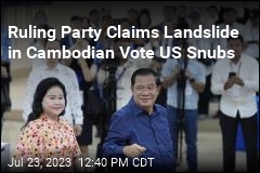 Ruling Party Claims Landslide in Cambodian Vote US Snubs