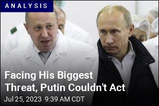 Amid His Biggest Threat, Vladimir Putin Froze