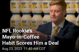 NFL Rookie Nabs Lifetime Supply of Mayo &mdash;for His Coffee