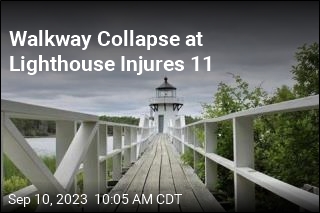 11 Hurt in Walkway Collapse