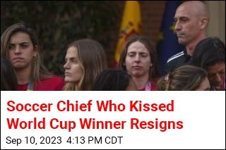Soccer Chief Who Kissed World Cup Winner Resigns
