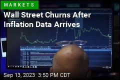 Wall Street Churns After Inflation Data Arrives