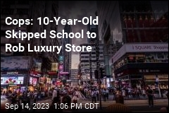 Cops: 10-Year-Old Skipped School to Rob Luxury Store