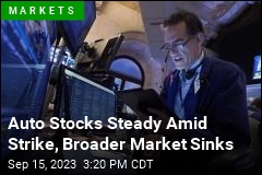 Auto Stocks Steady Amid Strike, Broader Market Sinks
