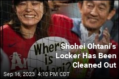 Shohei Ohtani&#39;s Locker Has Been Cleaned Out