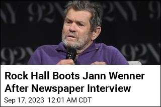 Rock Hall Boots Jann Wenner After Newspaper Interview