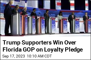 Trump Supporters Win Over Florida GOP on Loyalty Pledge
