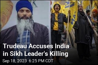 Trudeau Accuses India in Sikh Leader&#39;s Killing