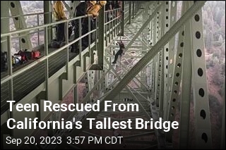 Teen Rescued From California&#39;s Tallest Bridge