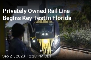 Privately Owned Rail Line Begins Key Test in Florida