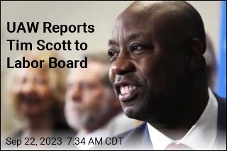 UAW Reports Tim Scott to Labor Board