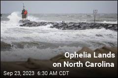 North Carolina Takes First Hit From Ophelia