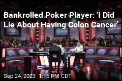 Poker player lied about having colon cancer to raise money