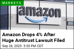 Amazon Drops 4% After Huge Antitrust Lawsuit Filed