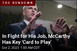 In Fight for His Job, McCarthy Has Key &#39;Card to Play&#39;