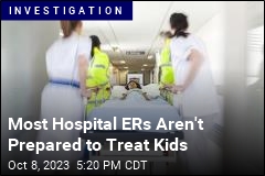 Only 14% of US ERs Are Prepared to Treat Kids