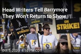 Head Writers Tell Barrymore They Won&#39;t Return to Show