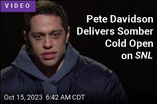Pete Davidson Delivers Somber Cold Open on SNL