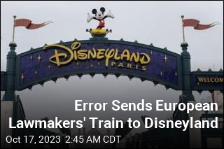 Error Sends European Lawmakers&#39; Train to Disneyland