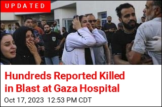 Gaza Officials: 500 Killed in Israeli Airstrike on Hospital