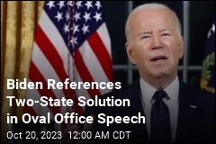 Biden Speech: &#39;We Cannot Give Up on a Two-State Solution&#39;