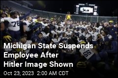 Employee Suspended After Hitler Image Shown on Michigan State Videoboards