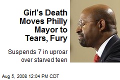 Girl's Death Moves Philly Mayor to Tears, Fury