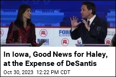 In Iowa, Good News for Haley, at the Expense of DeSantis