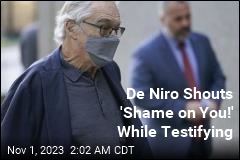 De Niro Gets Angry During Trial