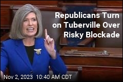 Republicans Turn on Tuberville Over Risky Blockade