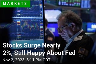 Stocks Surge Nearly 2%, Still Happy About Fed