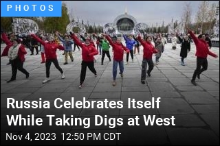 Russia Celebrates Itself While Taking Digs at West