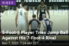 Can This 5-Foot-8 Player Win Jump Ball Over 7-Foot-4 Rival?