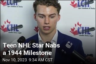 Young NHL Star Grabs a 1944 Milestone