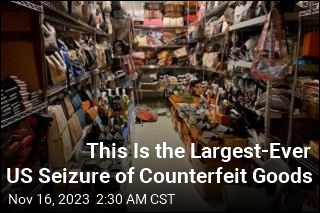 This Is the Largest-Ever US Seizure of Knock-Off Goods