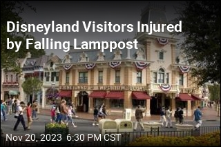 Falling Lamppost Injures 3 Disneyland Guests
