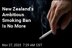 Health Experts &#39;Appalled&#39; at Abrupt 180 on NZ Smoking Ban